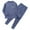 Navy Blue, variant on Kids Thermal Underwear Soft Long John Set Long Sleeve Base Layer Thermal Top with Leggings Hot Pink 3-4
