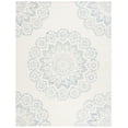 thumbnail image 2 of SAFAVIEH Blossom Brody Medallion Area Rug, Ivory/Blue, 8' x 10', 2 of 9