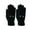 Black, variant on WREESH Women's Winter Solid Color Warm Touchscreen Gloves Medium and Long Knit Gloves for Everyday Wear Black