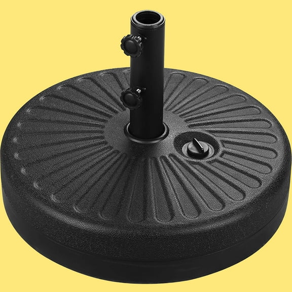 Autlaycil Water Filled Patio Umbrella Base Heavy Duty Market Umbrella Stand, Black