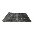 thumbnail image 2 of Ahgly Company Indoor Round Abstract Gray Modern Area Rugs, 4' Round, 2 of 4