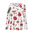 thumbnail image 2 of Christmas Sweatshirts for Women Christmas Tree Print T Shirt Long Sleeve Tops Xmas Jumper Casual Xmas Tree Graphic Sweatshirt Comfy Pullover Loose Round-Neck Blouses Ladies Xmas Holiday Costume, 2 of 5