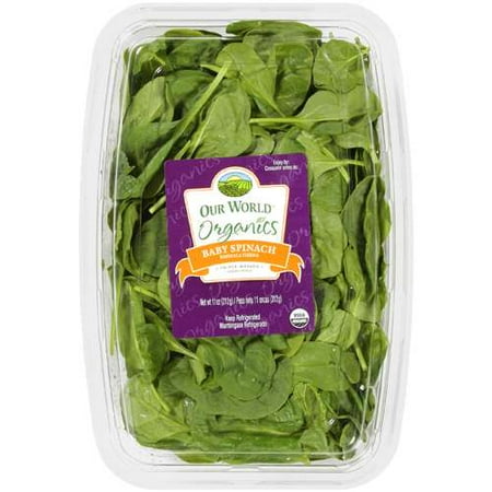 Our World Organics: Baby Spinach, 11 oz