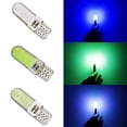 thumbnail image 3 of Luz de ancho para automóvil T10 COB, luz de cristal de silicona, luz LED de 12 núcleos, luz pequeña para matrícula, bombilla para motocicleta W5W, 3 of 5