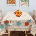 thumbnail image 2 of Fall Tablecloth Rectangle, Thanksgiving Tablecloth Rectangle Autumn Pumpkin Table Cloths for Fall Thanksgiving Kitchen Decor 60x102 Inch, 2 of 5