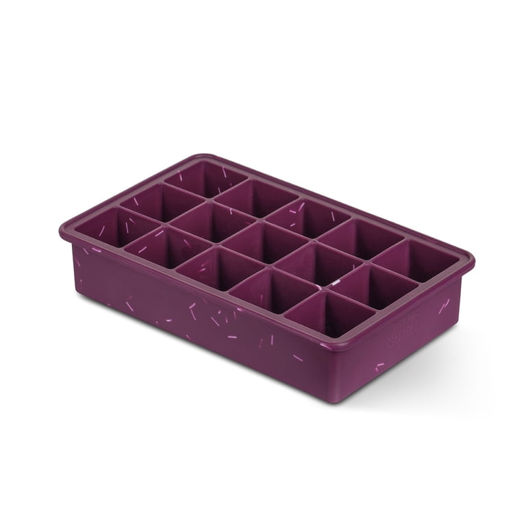 Thyme & Table 2-Pack Purple Silicone Ice Cube Trays - Walmart.com