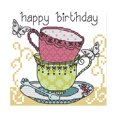 thumbnail image 2 of Cuadros Decorativos Kit de punto de cruz de taza de té 14CT sello bordado DIY costura (J356 15x14cm) Ehuebsd embutido en tela, 2 of 9