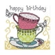 thumbnail image 2 of Cuadros Decorativos Kit de punto de cruz de taza de té 14CT sello bordado DIY costura (J356 15x14cm) Likrtyny  embutido en tela, 2 of 9