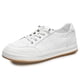 thumbnail image 2 of 2022 Zapatos Mujer Blancos Planos Zapatos de Enfermera Niña Zapatos Sin Cordones Zapatos Planos de Cuero de Vaca Auténtico, 2 of 4