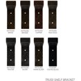 thumbnail image 6 of Ekena Millwork 2"W x 8"D x 6 3/4"H Steel Truss Shelf Bracket, Hammered Dark Bronze, 6 of 11