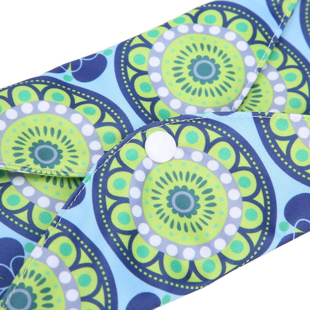 Almohadilla menstrual reutilizable, lavable, súper absorbente, impermeable, almohadilla menstrual para mujerM 19 x 25,5 cm/7,5 x 10 pulgadas