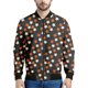 thumbnail image 3 of Chaqueta bomber de primavera y otoño para hombre con estampado 3D de estrella de cinco puntas y cremallera por todas partes, chándal unisex, chaqueta informal con cremallera, ropa 6XL, 3 of 5