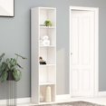 thumbnail image 1 of vidaXL Book Cabinet White 40x30x189 cm Engineered Wood, 1 of 5