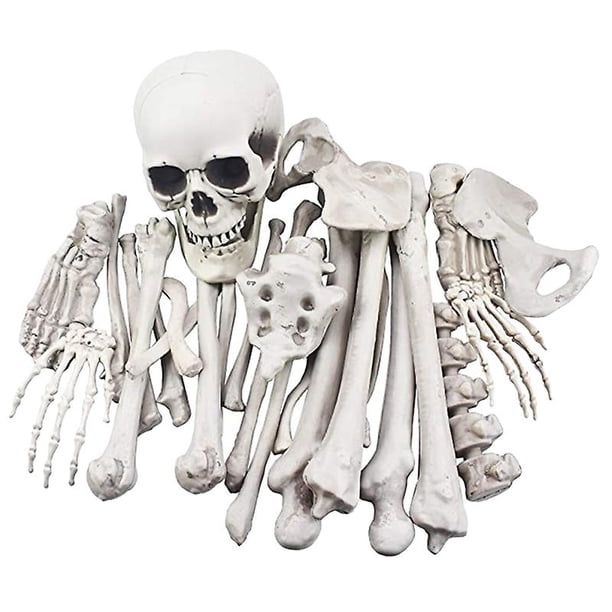 1 paquete de huesos de esqueleto de Halloween para decoraciones de Halloween