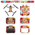 thumbnail image 3 of Drone Decal Easy Paste PVC Skin Decorative Stickers Set for DJI Mini 4 Pro Drones RC 2 Remote Controller, 3 of 8