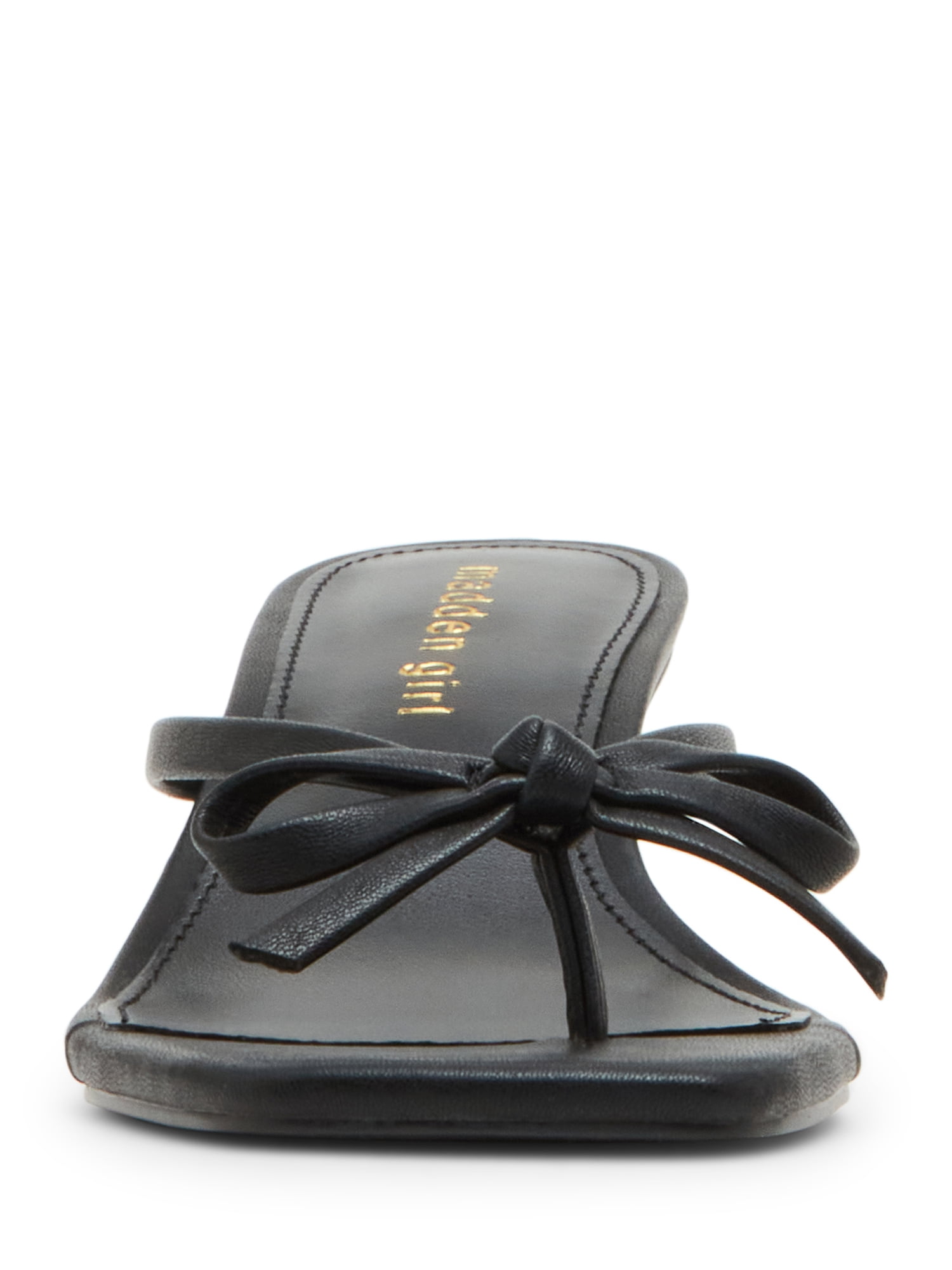 Madden Girl Women's Charlotte Thong Kitten Heel with Bow