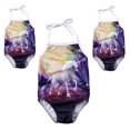thumbnail image 2 of Maillot de Bain une Pièce pour Filles, Tankini Unicorn, 2 of 5