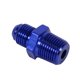 thumbnail image 5 of Adaptador de montaje de aceite combustible recto AN6 de aluminio macho a 3/8 "NPT azul, 5 of 8