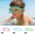 thumbnail image 1 of Sentmoon Lunettes Enfants Lunettes de Natation Lunettes Grand Champ de Lunettes de Natation en Silicone Imperméables et Souples avec Sangles Ajustables, 1 of 10