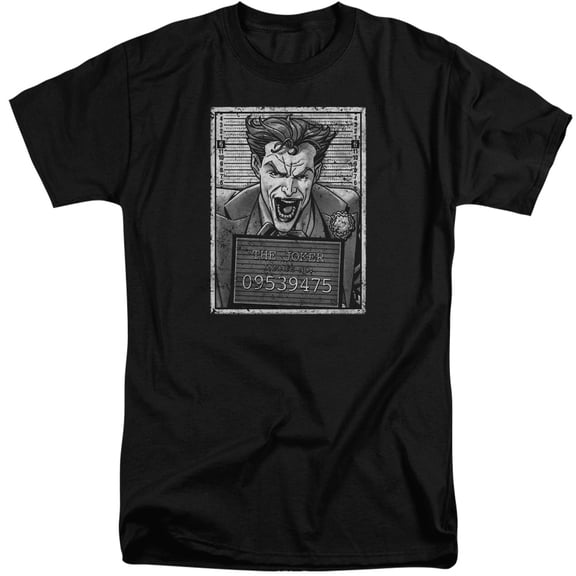 Batman - Joker Inmate - Tall Fit Short Sleeve Shirt - XX-Large