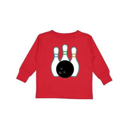 

Inktastic Bowling Team Bowler Gift Toddler Boy or Toddler Girl Long Sleeve T-Shirt