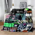 thumbnail image 3 of Horror movie B-Beetlejuice blankets Flannel Warm blanket Soft and comfortable blanket Travel Blanket bed linings Birthday Gift, 3 of 5