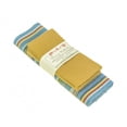 thumbnail image 1 of 4 + 4 Rayures Bleues et Sets de Table et Serviettes Jaunes Solides, 1 of 1