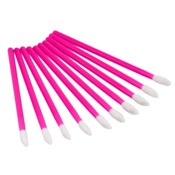 50 Unids/set es de Desechables de Maquillaje Aplicador de Varitas de Brillo de , Rosado Salvador Pincel de labios desechable