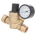 thumbnail image 1 of Válvula reductora de presión de agua fácil instalación 45PSI Predeterminada Amplia compatibilidad Válvula reguladora de presión de agua RV NH 3/4 pulg 1/2 pulg Puerto ANGGREK Otros, 1 of 8