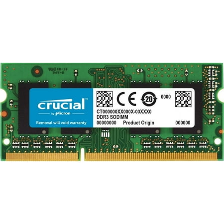 Crucial RAM 4GB Mhz CL11 Laptop Memory CT51264BF160B