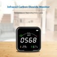 thumbnail image 5 of Detector,Wall Mountable Screen 400-5000ppm Co2 Air Temperature Tester Carbon Dioxide Meter With Auto Alarm Meter 400-5000ppm Co2 Temperature Tester Wall Screen Built-in Battery Black, 5 of 6
