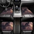 thumbnail image 7 of Pofeuu Dinosaur Moonlit Forest Print Car Foot Mat Set of 4 Pieces - All-Weather Full Set Floor Mats for Cars Trucks SUVs, 7 of 7