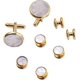 thumbnail image 5 of Cufflinks for Men Brand Round Cufflinks Light Surface Round Link Set Business Stainless Steel Gentleman Antique European Style Accessories, 5 of 5