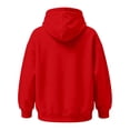 thumbnail image 3 of Pet Holder Hoodie,Christmas Oversized Hooded Sweatshirt with Front Carry Pocket for Small Cats and Dogs, Cozy Casual Long Sleeve Top, 3 of 5