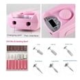 thumbnail image 4 of Professional Manicure Manchine Set 30000 RPM Electric Nail Drill Bits Mill Cutter Nail File Sander Gel Polish Pedicure Tool Kits ,Easy to Use, 4 of 6