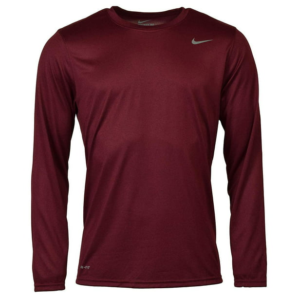 Nike - Nike Men's Legend Dri-Fit Long Sleeve T-Shirt - Walmart.com ...