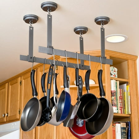 Rack It Up Ceiling Bars Pot Rack Walmart Com