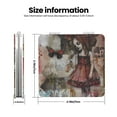 thumbnail image 3 of Kdxio Vintage Collage Girl Butterfly Pocket Mirror, 1X/2X Travel Makeup Mirror 2-Sided Folding Small Mirror Portable Double-Sided Magnifying Cosmetic Mirror for Gift-Square, 3 of 9