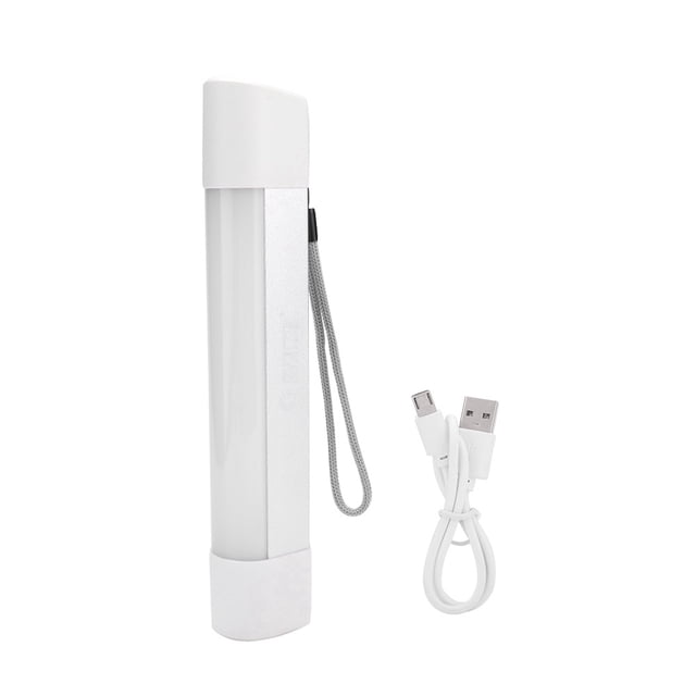 Linterna LED recargable por USB de alto brillo para carpas y emergencias, resistente al agua, para acampar
