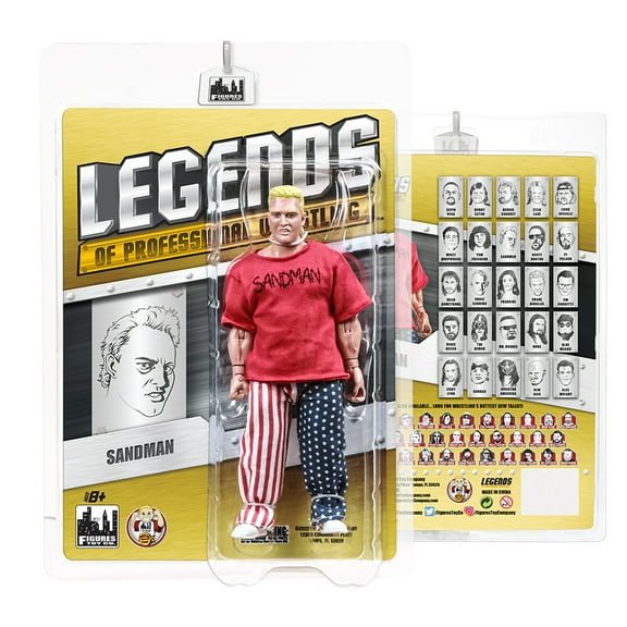 Legends of Professional Wrestling Series Action Figures: Sandman