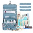 thumbnail image 5 of Travel Wash Bag Multi-functional Waterproof Cosmetic Storage Bag Handheld Foldable Hook Cosmetic Bag, 5 of 9