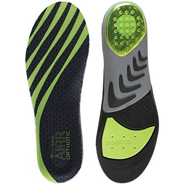 Sof Sole Airr Orthotic Full Length Shoe Insoles - Men's 11-12.5