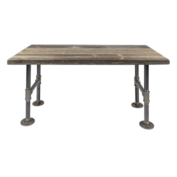 Restore Boulder Black Solid Wood Coffee Table