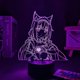 thumbnail image 1 of Clyartps-anime figura Nekopara vainilla Led luz de noche para decoración de dormitorio regalo de cumpleaños luz Mange Waifu lámpara 3d Anime Nekopara Feliz Sencillez, 1 of 5