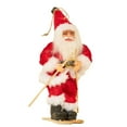 thumbnail image 2 of Santa Claus Doll, Santa Claus Sledge Figurine, Festive Statue, Xmas Santa Claus Ornaments for Table Party Indoor Decoration Style E, 2 of 8