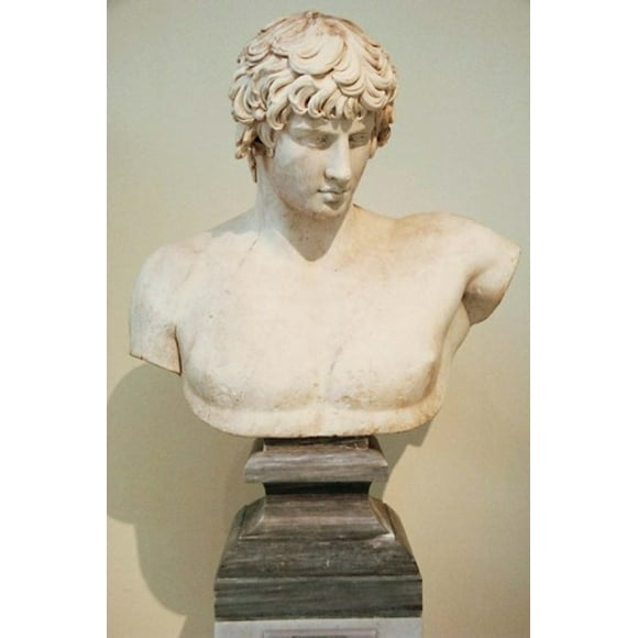 Antinous Bust, Statue, Athens, Greece Poster Print by Prisma Archivo (11 x 17)
