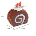 thumbnail image 2 of 5 Uds para Pasteles Artificiales Comida de Simución Pastel Postre Cocina Juguete Decoración para hogar café Macarena Pastel de comida falsa, 2 of 8