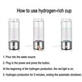 thumbnail image 4 of XINQIHANG Hydrogen Water Bottle, Portable Hydrogen Water Ionizer Machine, Hydrogen Water Generator, Hydrogen Rich Water Glass Health Cup for Home Travel, SE400, 4 of 6