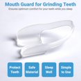 thumbnail image 2 of Mouth Guard for Grinding Teeth at Night, Anti Grinding Mouth Guard for Clenching Teeth at Night, Night Mouthguards for Sleeping, Safe and Comfortable for Nighttime Teeth Protection, 2 of 5