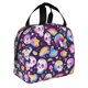 thumbnail image 2 of Easygdp Skull colorful mushroom rainbow Bolsa Térmica Premium - Tela Oxford Impermeable, Gran Capacidad, Bolsillo Frontal, Unisex para Trabajo, Escuela, Actividades al Aire Libre y Picnics, 2 of 8
